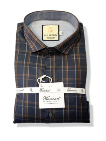 Dark Blue  checks shirt