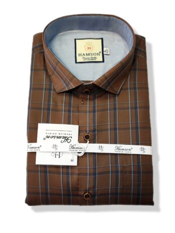 Light brown checks shirt