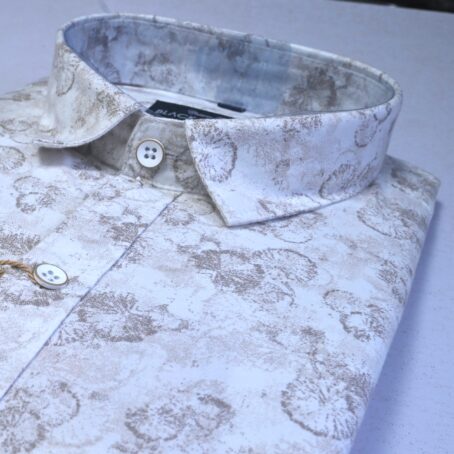Printed white shirt