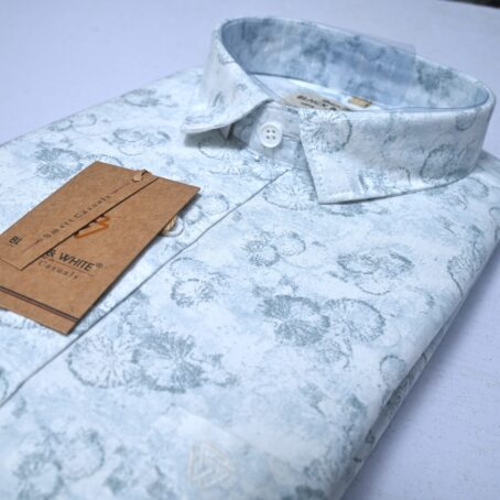 White Printed shirt - Image 3