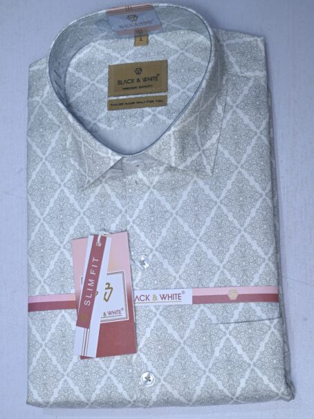 White printed shirt - Image 3
