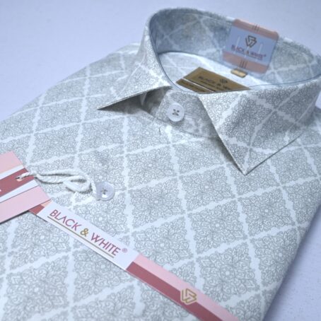 White printed shirt - Image 4