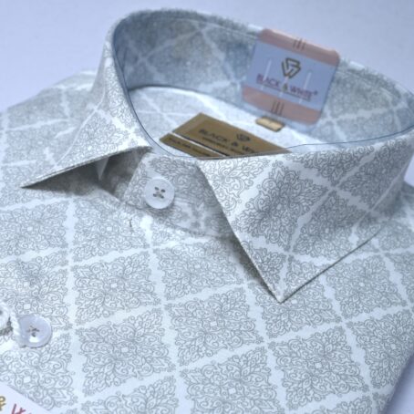 White printed shirt