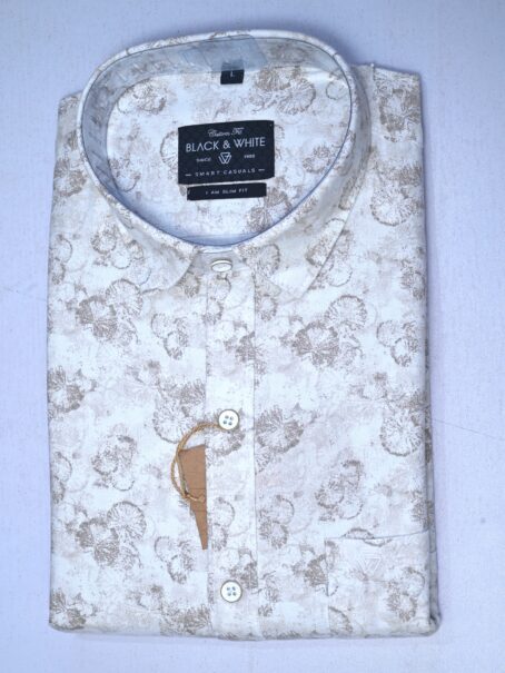 Printed white shirt - Image 3
