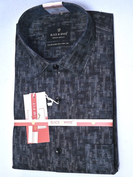 carbon black printed shirt - Image 3
