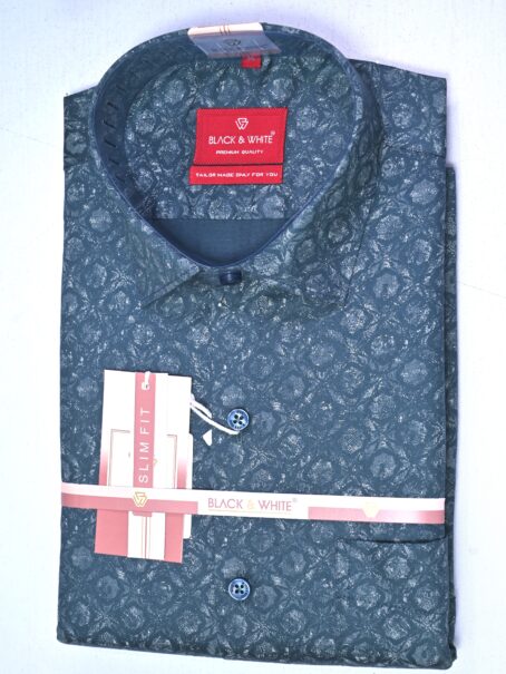 Green printed shirt - Image 3