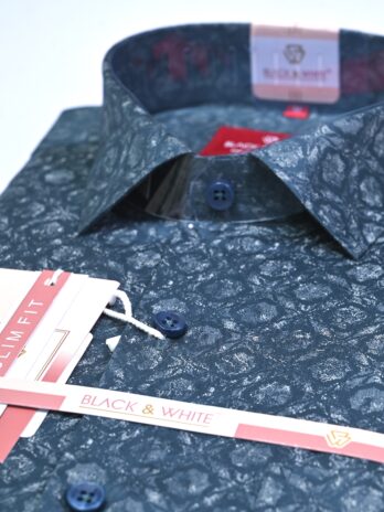 Green printed shirt