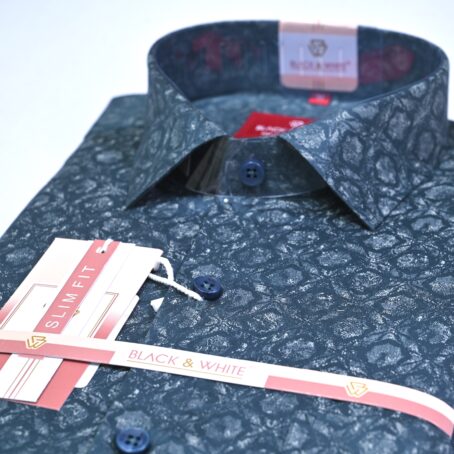 Green printed shirt
