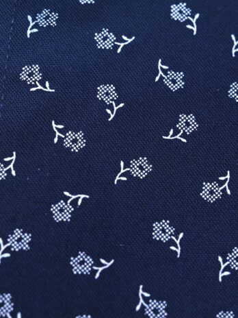 Navy blue printed shirt