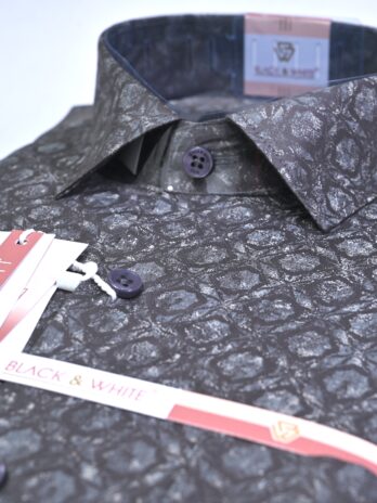 Gray printed shirt