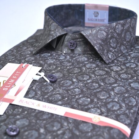Gray printed shirt