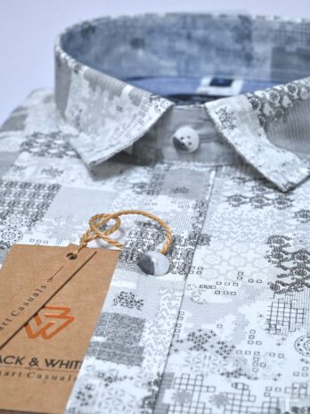White Printed shirt