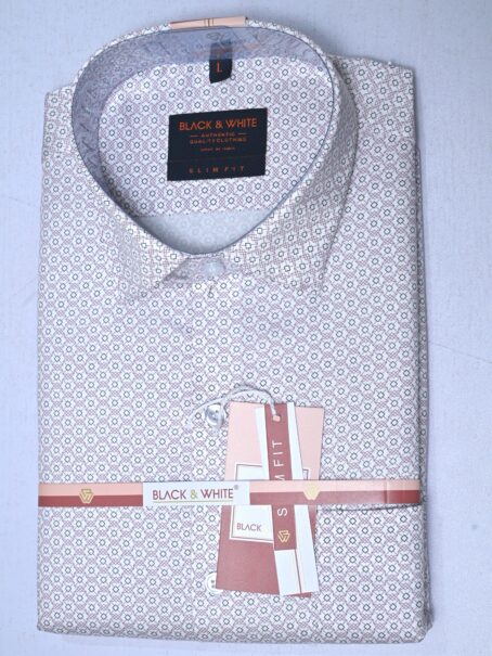 Light pink printed shirt - Image 3