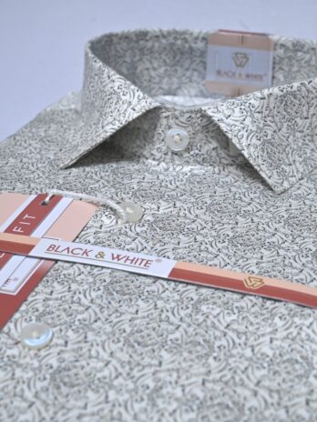 Beige printed shirt