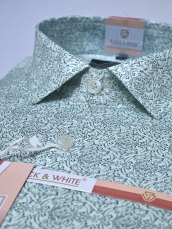 Light green printed shirt