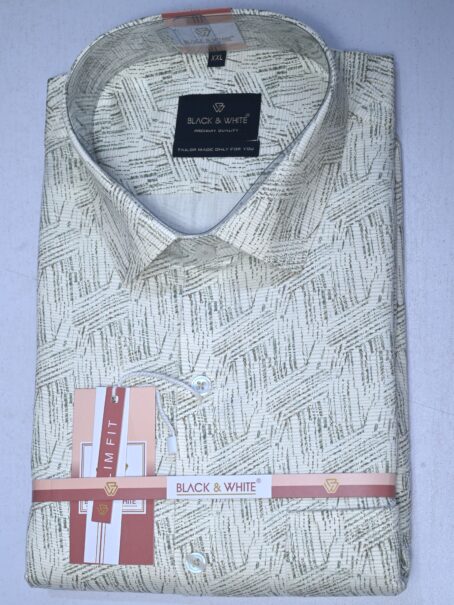 Printed Beige shirt - Image 3