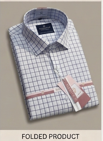 Off White Checked Shirt