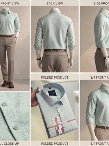 Abstract printed Formal Shirt