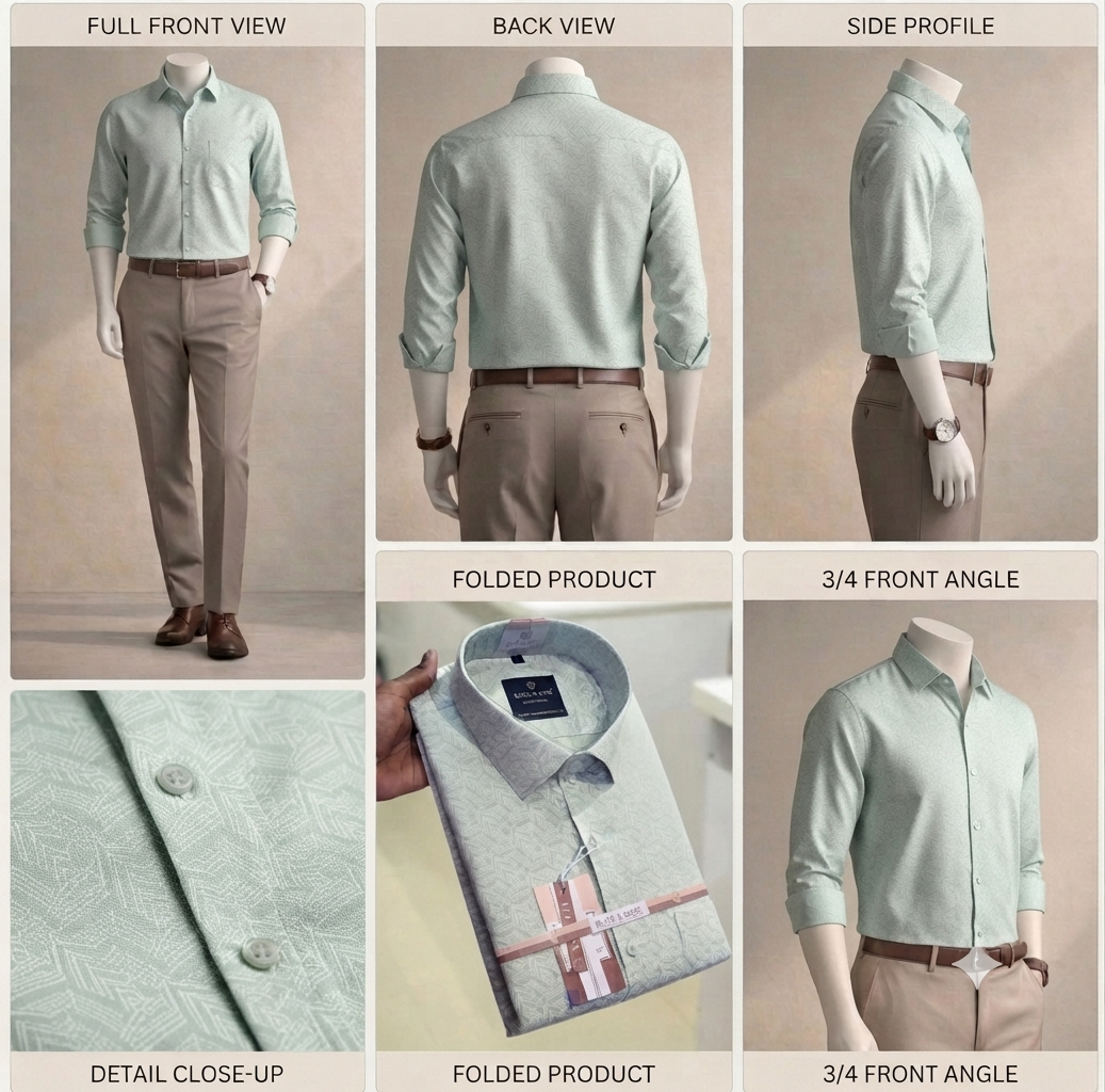 Abstract printed Formal Shirt - Image 2