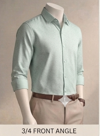 Abstract printed Formal Shirt - Image 7
