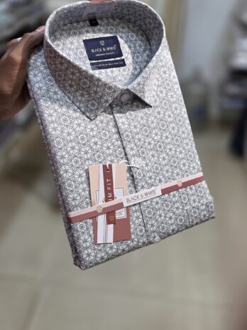 Geometric Printed Formal Shirt