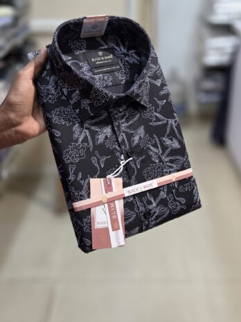 Abstract Print Formal Shirt